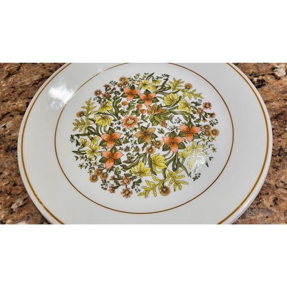 Corelle Indian Summer (Set of 4) 10 1/4" Dinner Plate Autumn Color Flowers - Picture 14 of 14